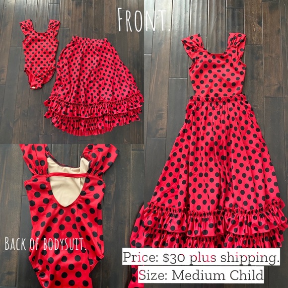 Polka Dot Bodysuit/Dress - Picture 1 of 1